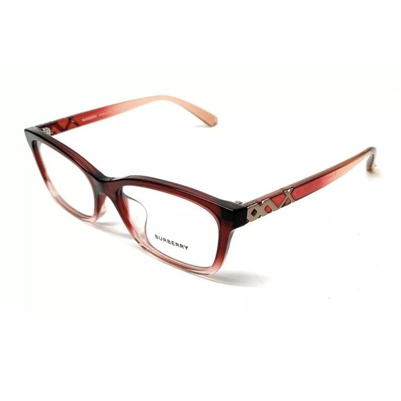 Burberry Women's Burgundy Eyeglasses! - Picture 1 of 4